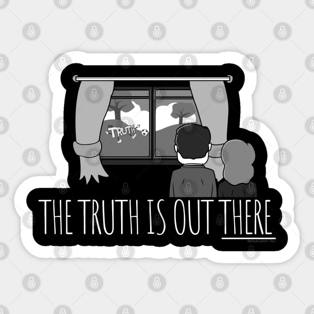 The Truth Is Out There Sticker by NerdShizzle